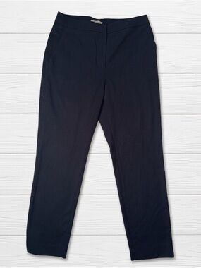 H&M Women's Navy Blue Ankle-Length Slacks Work Pants Size 6